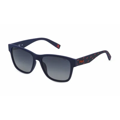 Fila Men's Sunglasses  Sfi118-55v15p  55 Mm Gbby2 In Blue