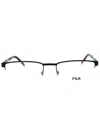 Fila Metal Rectangular Men's Eyeglasses Vf9917 In Black
