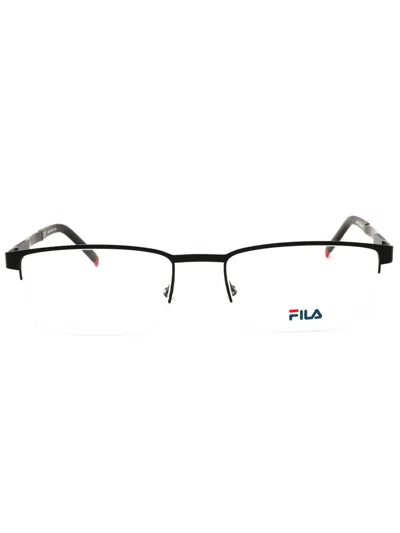 Fila Metal Rectangular Men's Eyeglasses Vf9917 In Black