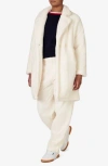 Fila Misty Faux Fur Coat In Gardenia