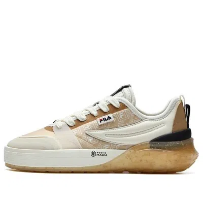 Fila Mixa Retro Casual Skateboarding Shoes Cream Yellow
