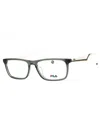 Fila Modern Rectangular Eyeglasses For Men In Black