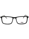 Fila Modern Rectangular Eyeglasses For Men In Black