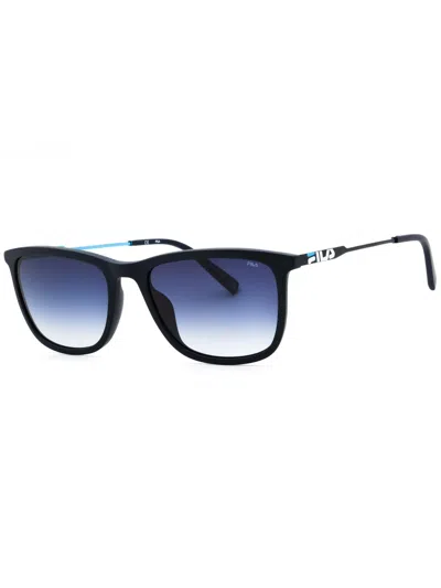 Fila Modern Rectangular Sunglasses For Men In Black