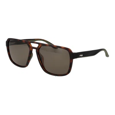 Fila Multicolor Plastic Sunglasses In Gray