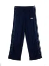 Fila Neka Snap Side Flare Women's Leggings In Peacoat/white