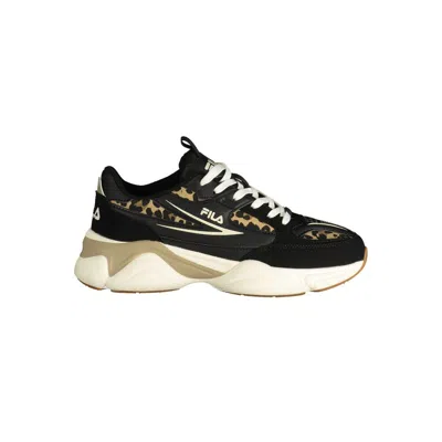 Fila Nero Polyester Womens Sneaker In Black