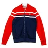 Fila Nose Color Men's Tracksuit Jacket In Peacoat/high Risk Red/bright White