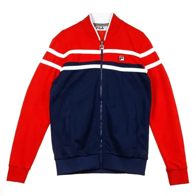 Fila Nose Color Men's Tracksuit Jacket In Peacoat/high Risk Red/bright White