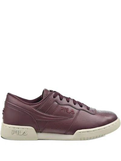 Fila Original Fitness Leather Sneakers In Purple