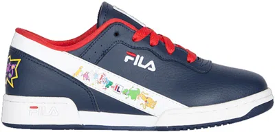 Pre-owned Fila Original Fitness Rugrats Sneakers In  Navy Blue/white/ Red