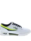 Fila Original Fitness "white/black/neon Yellow" Sneakers In White