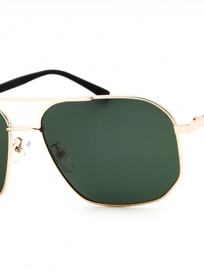 Fila Oval Metal Sunglasses For Men - Sfi300v In Gold