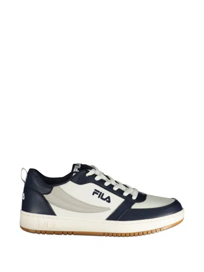 FILA PANELLED LOGO-PRINT SNEAKERS