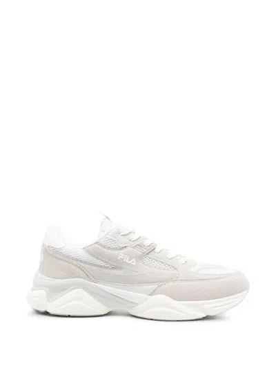 Fila Panelled Mesh Sneakers In Neutral