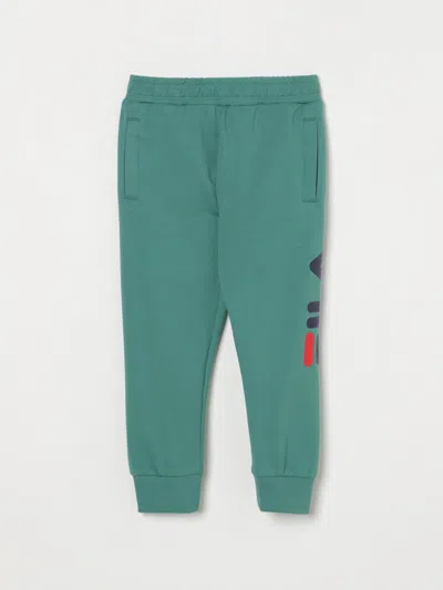 Fila Pants  Kids Color Green In Grün