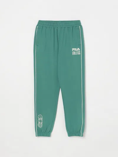 Fila Pants  Kids Color Green In Grün