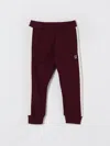 Fila Pants  Kids Color Plum In Burgundy