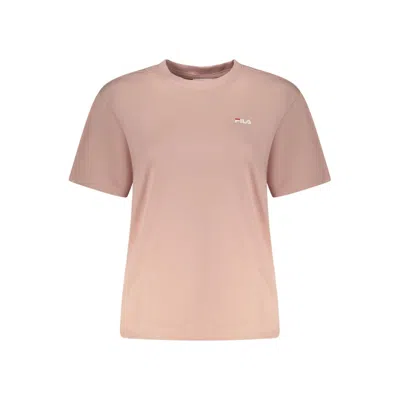 Fila Pink Cotton Women's T-shirt In Neutral