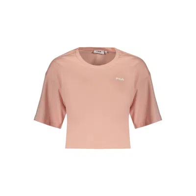 Fila Pink Cotton Women's T-shirt In Brown