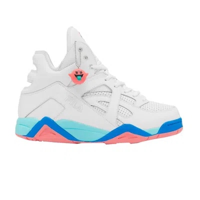Pre-owned Fila Pink Dolphin X Vintage Cage | White | Men's Size 10