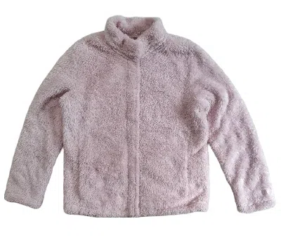 Pre-owned Fila Pink  Deep Pile Button Fleece