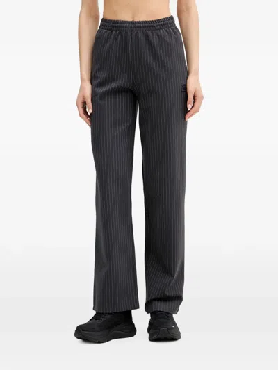 Fila Pinstripe-pattern Track Pants In Grey