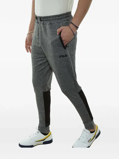 Fila Pluto Panelled Track Pants In Gray