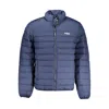 Fila Blue Polyester Jacket In Blue