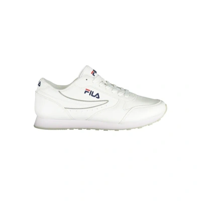 Fila Pristine White Sports Sneakers With Contrast Accents