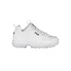 Fila White Polyester Sneaker In White