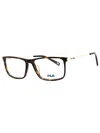 Fila Premium Rectangular Eyeglasses For Men In Black