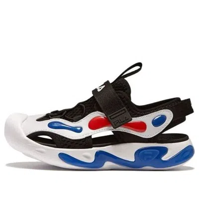 Fila (ps)  Artist Sandals 'white Black Blue' In Multi