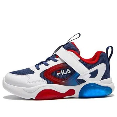 Fila (ps)  Athletic Training Sneakers 'white Red Blue' In Multi