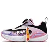 Fila (ps)  Casual Athletic Sneakers 'pink Black White' In Multi
