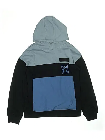 Pre-owned Fila Kids'  Pullover Hoodie In Blue