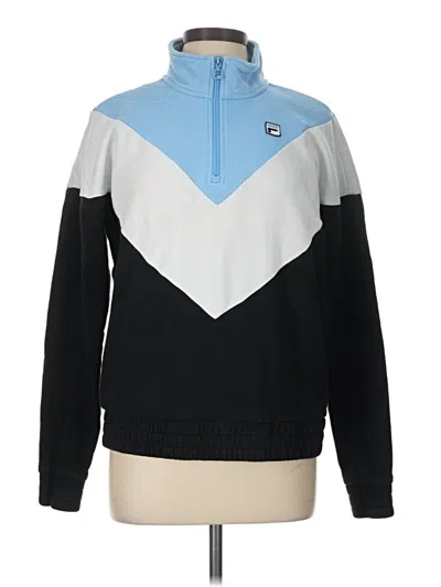 Pre-owned Fila Pullover Sweater In Blue