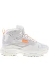 Fila Ranger Boot "gardenia/shocking Orange" Sneakers In White