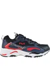 Fila Ray Tracer "black/white/blue/red" Sneakers In Blue