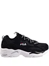 Fila Ray Tracer "black/white/red" Sneakers In Black