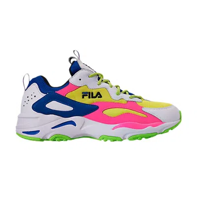 Pre-owned Fila Ray Tracer 'white Multi' | Men's Size 10