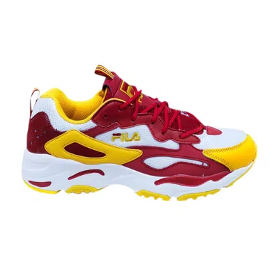 Pre-owned Fila Ray Tracer 'white Red Gold Fusion' | Men's Size 8