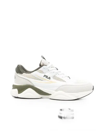 Fila Recade Logo-print Sneakers In White