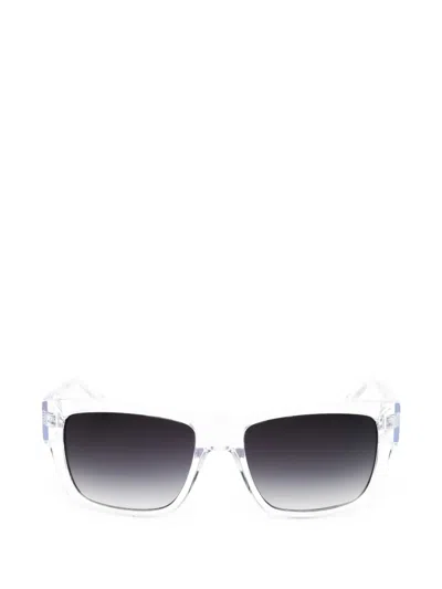 Fila Rectangle-frame Sunglasses In White