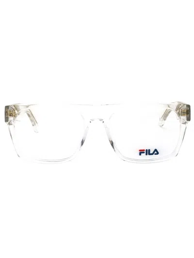 Fila Rectangular Acetate Men's Eyeglasses - Style Vfi428 In White