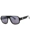 Fila Rectangular Acetate Sunglasses In Purple