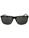 Fila Rectangular Men's Acetate Sunglasses In Black