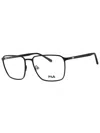 Fila Rectangular Men's Eyeglasses In Black