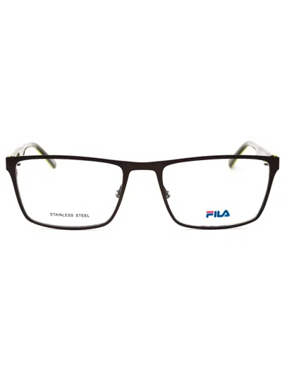 Fila Rectangular Men's Eyeglasses - Style Vf9940 In Black