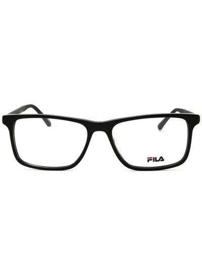 Fila Rectangular Men's Eyeglasses - Vfi205 Style In Black
